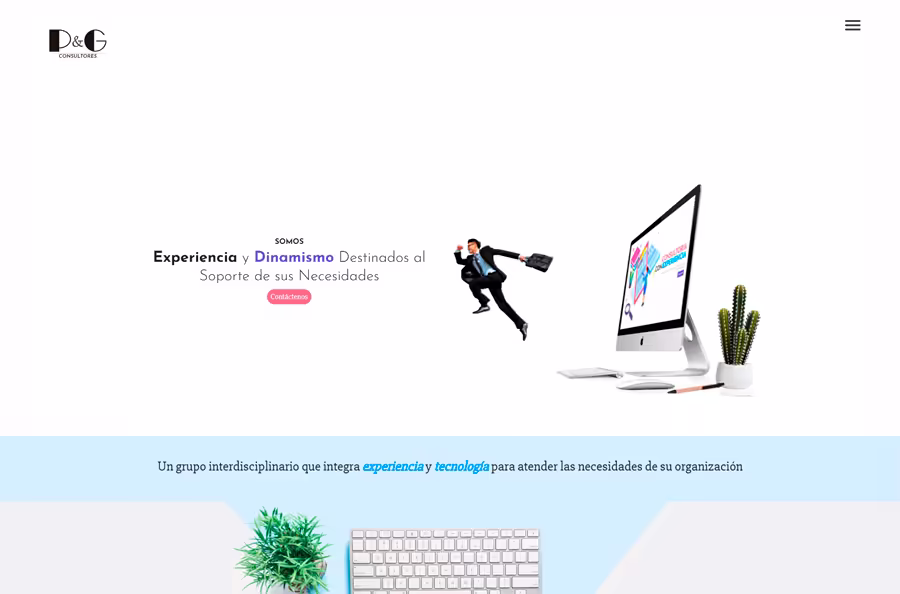 P&G Consultores Página Web de carga rápida