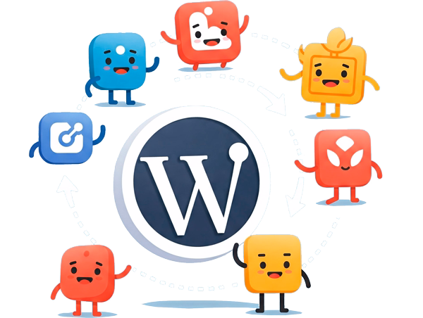 Actualizaciones de WordPress y Plugins Imagen que representa las actualizaciones de WordPress y plugins